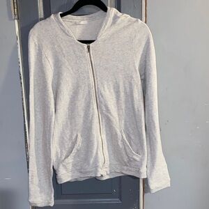 American Vintage Gray Zip-Up Hoodie